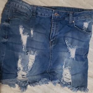 Denim skirt